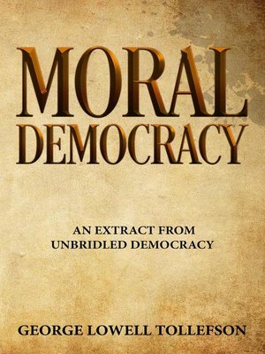 cover image of Moral Democracy